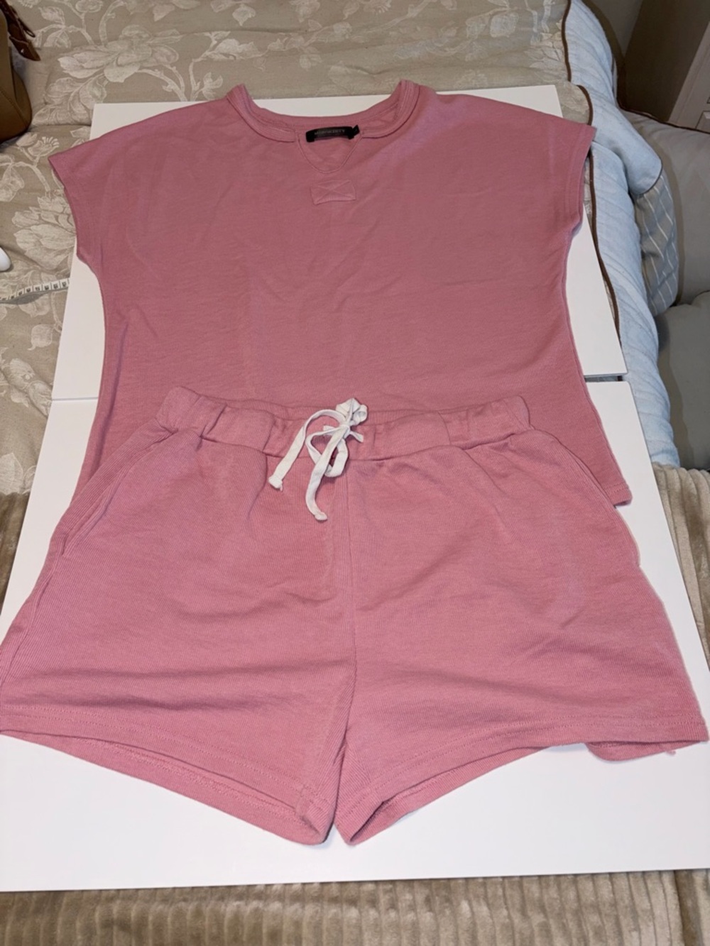 Pink Cozy Short Set